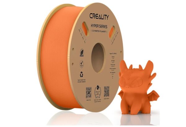 CREALITY HYPER PLA 3D Printer Filament, Orange, Temperatura printare - HYPER-PLA ORANGE