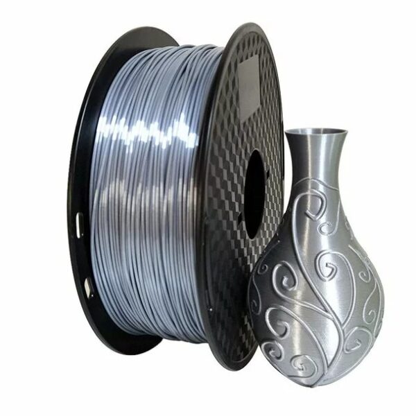 CREALITY PLA 3D Printer Filament, silk silver, Printing temperature - CR-SILK SILVER