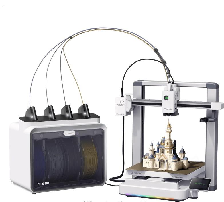 CREALITY SPARKX I7 COMBO FDM 3D PRINTER, Imprimanta 3D-01 CREALITY SPARKX I7 COMBO FDM 3D PRINTER, Imprimanta 3D - imagine 1