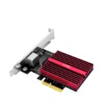 CUDY 10Gbps PCI Express Adapter, Marvell AQC113R, 10G/5G/2.5G/1000M/100M/10M Auto - PE10G
