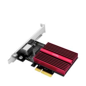 CUDY 10Gbps PCI Express Adapter, Marvell AQC113R, 10G/5G/2.5G/1000M/100M/10M Auto - PE10G