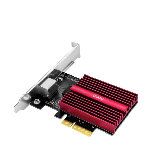 CUDY 10Gbps PCI Express Adapter, Marvell AQC113R, 10G/5G/2.5G/1000M/100M/10M Auto - PE10G