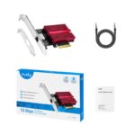 CUDY 10Gbps PCI Express Adapter, Marvell AQC113R, 10G/5G/2.5G/1000M/100M/10M Auto - PE10G
