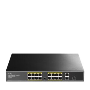 CUDY 16-Port 10/100M PSE RJ-45 +2 Gigabit RJ- 45 - FS1018PS1