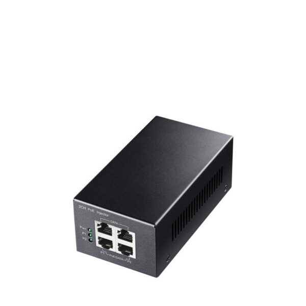 CUDY 2 Channel 30W Gigabit PoE+/PoE Injector, 2 x 30W Power Supply - POE220