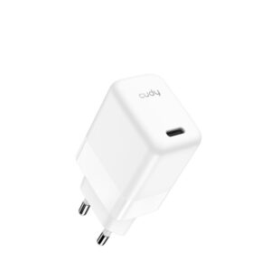 CUDY 30W USB-C Charger, GaN, 1 USB-C port, QC+PD 3.0, EU plug - CH30_EU