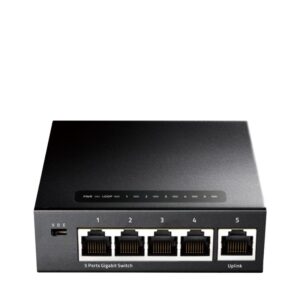 CUDY 5-Port Gigabit Ethernet Switch, 5 10/100/1000M RJ45 Ports - GS105