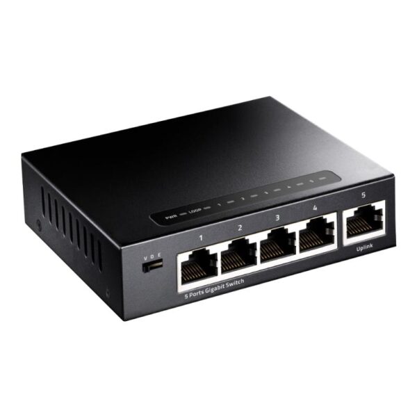 CUDY 5-Port Gigabit Ethernet Switch, 5 10/100/1000M RJ45 Ports - GS105