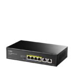 CUDY 6-Port 10/100/1000M PoE+ Switch, 4-Port 10/100/1000 BASE-T Gigabit - GS1006P
