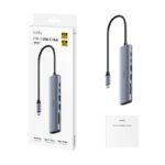 CUDY 7-IN-1 USB Hub, Aluminium housing, 1 USB-C 3.0 - UH407