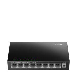 CUDY 8-Port 10/100 Mbps Desktop Switch, 8 10/100M RJ45 Ports - FS108