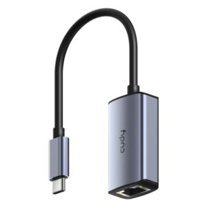 CUDY Aluminum Portable USB-C to Gigabit Ethernet Adapter - UE10C