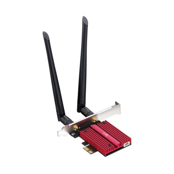 CUDY BE9300 Wi-Fi 7 Bluetooth 5.4 PCI Express Adapter with Heatsink - WE9300