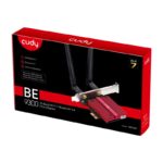 CUDY BE9300 Wi-Fi 7 Bluetooth 5.4 PCI Express Adapter with Heatsink - WE9300