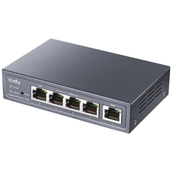 CUDY Gigabit Multi-WAN VPN Router, 1 GbE WAN, 1GbE LAN - R700