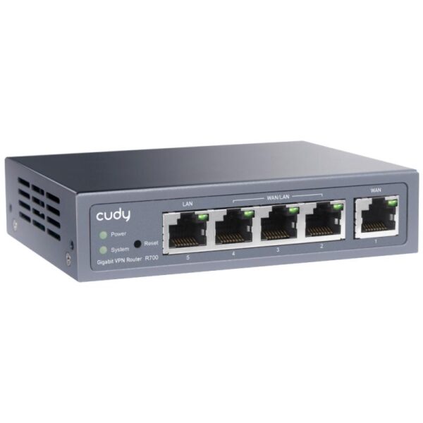 CUDY Gigabit Multi-WAN VPN Router, 1 GbE WAN, 1GbE LAN - R700
