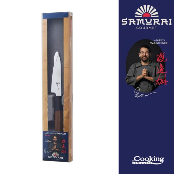 CUTIT DECOJIT 9 CM, RIKITO WATANABE, SAMURAI GOURMET - HR-EVI-R09