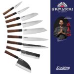CUTIT SANTOKU 18 CM, RIKITO WATANABE, SAMURAI GOURMET - HR-EVI-R18
