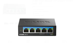 D-LINK DMS-105 UNMANAGED SWITCH 5 PORT, Interfata: 5 x 10/100Mbps/1G/2.5G