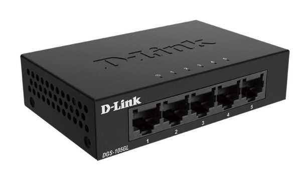 D-Link Switch DGS-105GL, 5 porturi Gigabit, Capacity 10Gbps