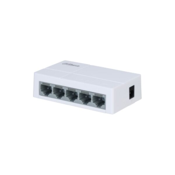 DAHUA 5 PORT UNMANAGED SWITCH PFS3005-5ET-L-V2, Interffata: 5 x 100Mbps