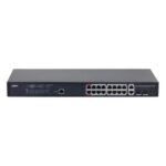 Dahua Managed Switch 18 porturi, 16 porturi POE, Gigabit - PFS4218-16GT-130