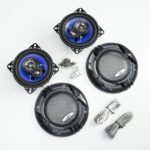 Difuzoare auto coaxiale PNI HIFI400, 80W, 4 Ohm, 10 cm, 3 cai - PNI-FI400