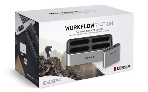 Dock station card reader Kingston, USB 3.2, supported card - WFS-U