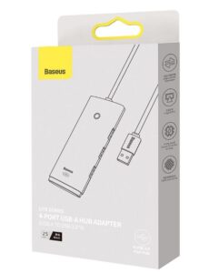 Docking Station Baseus Metal Gleam, Card reader SD/MicroSD, albastru - WKWG000103 - imagine 3