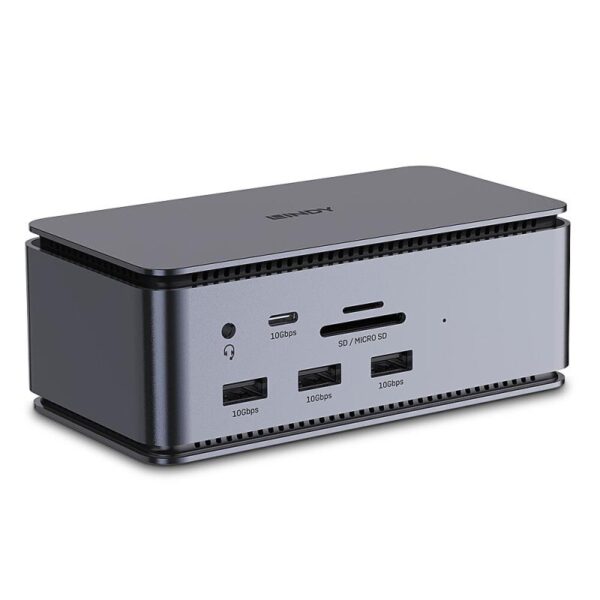 Docking station Lindy, interfete: USB-C la 6x USB-A/ 1x - LY-43372