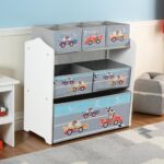 Dulap depozitare jucarii Cars, U-Grow - UGDJ02-CAR