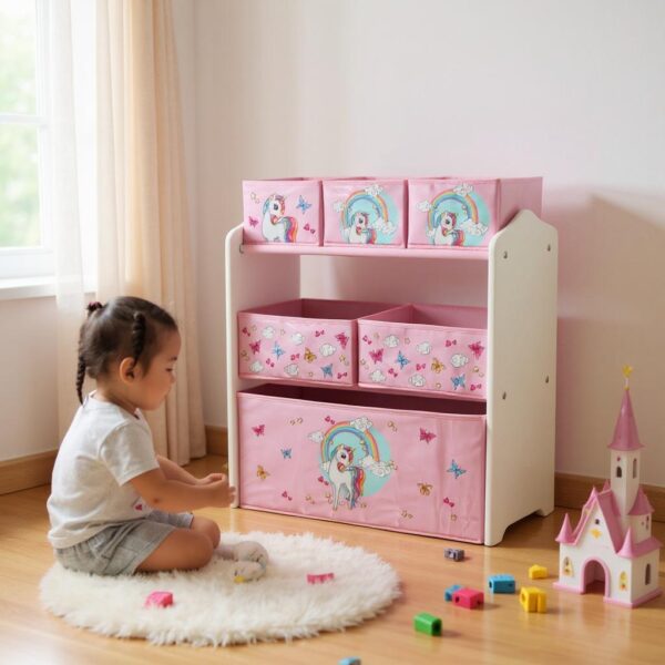 Dulap depozitare jucarii Unicorns, U-Grow - UGDJ02-UNC