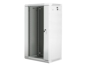 Dulap rack 19" perete 22U / 600x450 (flat pack) gri V2 - WF01-6422-10S