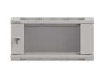 Dulap rack de perete 19", 4U, 540x350 mm, usa din sticla, gri - WF03-5304-10S - imagine 2