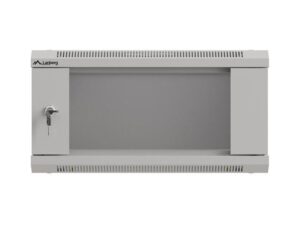 Dulap rack de perete 19", 4U, 540x350 mm, usa din sticla, gri - WF03-5304-10S