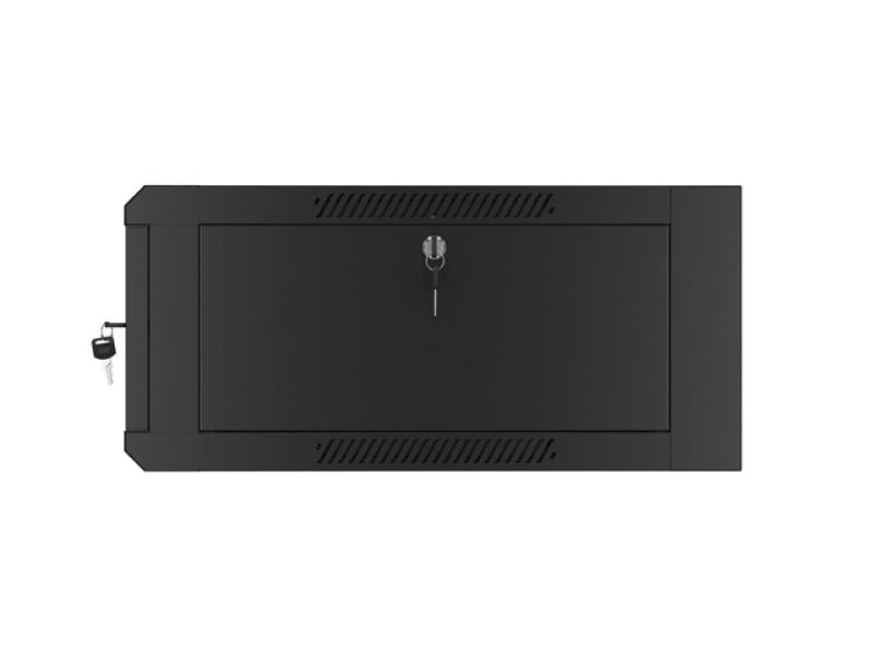 Dulap rack de perete 19", 4U, 600 mm, asamblare rapida, negru - WFFA-5604-10B Dulap rack de perete 19", 4U, 600 mm, asamblare rapida, negru - WFFA-5604-10B