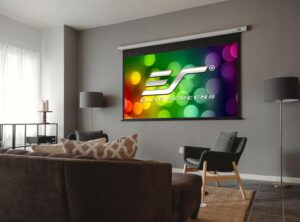 Ecran proiectie electric, perete/tavan, 299 x 168 cm - 16/9EL300-VMAX135XWH2