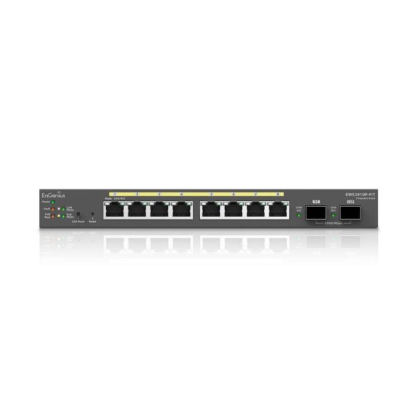 EnGenius Managed / stand-alone Desktop 8-port GbE 55W Switch - EWS2910P-FIT