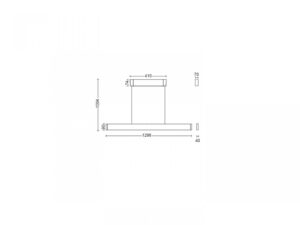 Ensis Hue pendant black 2x39W 24V - 000008719514343368