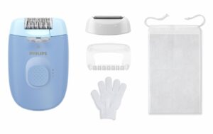 Epilator cu fir PHILIPS Seria 4000 BRE247/00, 2 viteze