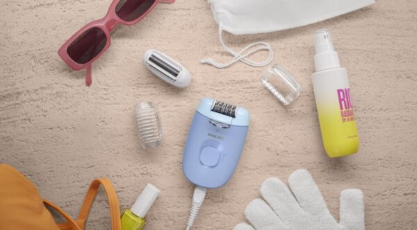 Epilator cu fir PHILIPS Seria 4000 BRE247/00, 2 viteze