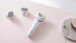 Epilator umed si uscat PHILIPS Seria 8000 BRE730/10, 7 accesorii