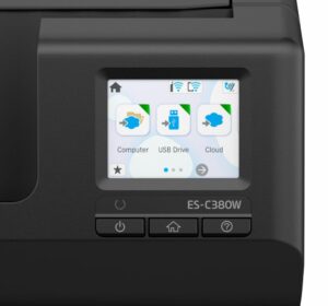 EPSON ES-C380W A4 Compact Network Sheetfed Scanner, PC-FREE scan - B11B269401