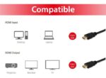 EQUIP 119350 HDMI 2.0 Cable, 1.8m, 4K/60Hz, 18x8x1800mm - 000000000000119350