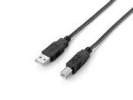 EQUIP 128860 USB 2.0 Type A to Type B Cable, 1.8m, Black - 000000000000128860