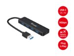 EQUIP 128959 4-Port USB 3.2 Gen 1 Hub with USB-C Adapter - 000000000000128959