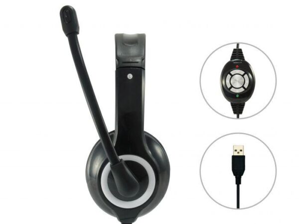 EQUIP 245301 USB Headset, 150x70x165mm - 000000000000245301