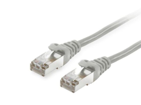 EQUIP 605501 Cat.6 S/FTP Patch Cable, 2.0m, Grey, 8.34x11.68x2000mm - 000000000000605501