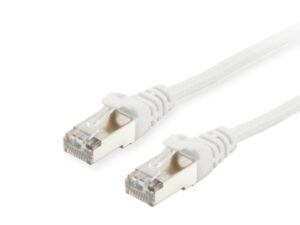 EQUIP 605510 Cat.6 S/FTP Patch Cable, 1.0m, White, 8.34x11.68x1000mm - 000000000000605510