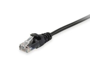 EQUIP 625450 Cat.6 U/UTP Patch Cable, 1.0m, Black, 8.34x11.68x1000mm - 000000000000625450